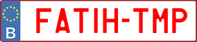 Truck License Plate